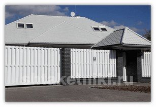 Фото белого забора из штакетника в Алматы